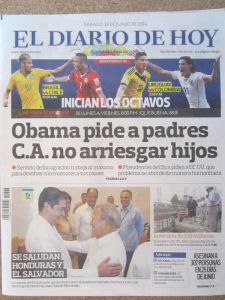 Obama asks Central American parents to not put their children at risk.